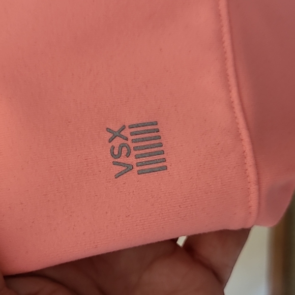 Victoria's Secret VSX yoga jacket large coral color - Picture 4 of 9